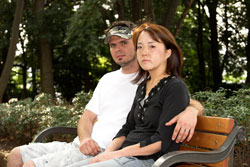 Couple sitting