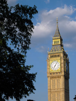 Big Ben, which towers over the Houses of Parliament, is a famous landmark in London. Many people think it is the name of the clock, but Big Ben is actually the 13-ton bell which chimes inside the ornate clock tower. (Submitted photo/Kamilla Benko)